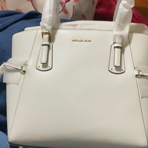 Michael Kors Optic White EW Tote